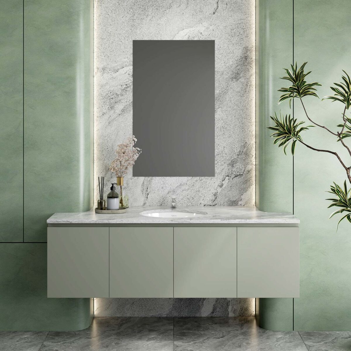 Chậu lavabo âm bàn VIGLACERA CA2 - Ảnh 4