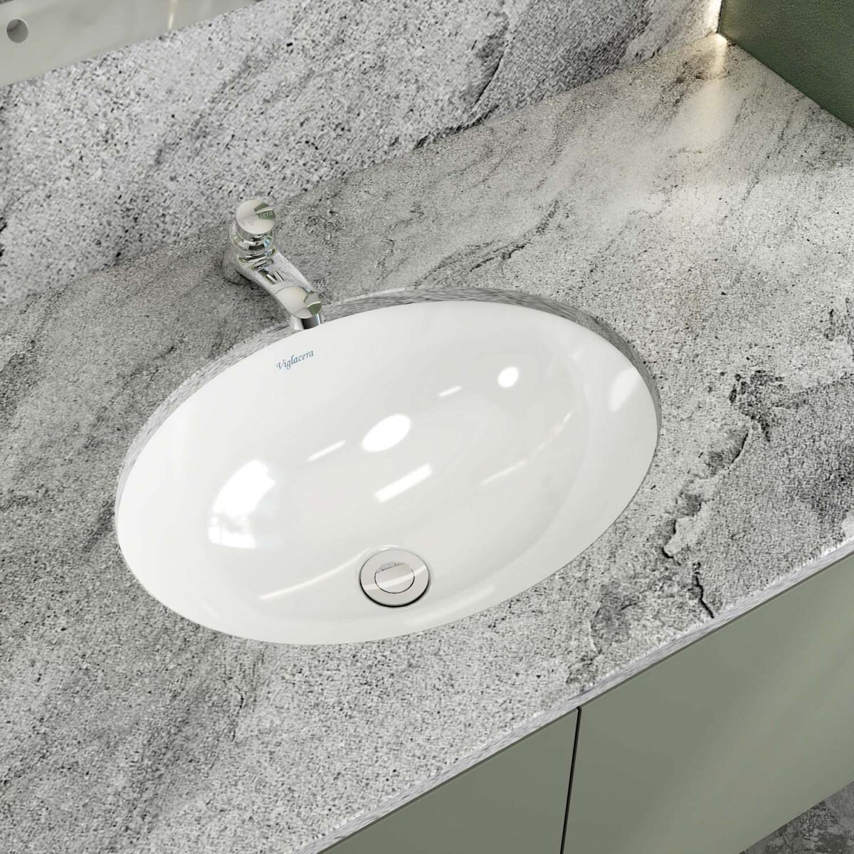 Chậu lavabo âm bàn VIGLACERA CA2 - Ảnh 6