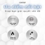 Chậu lavabo bán âm CAESAR LF5302 - Ảnh 6