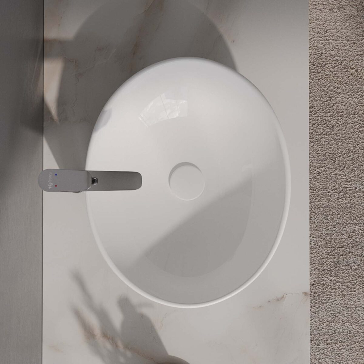 Chậu lavabo đặt bàn VIGLACERA BS415 - Ảnh 5