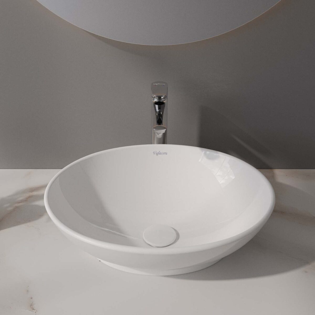 Chậu lavabo đặt bàn VIGLACERA BS415 - Ảnh 6