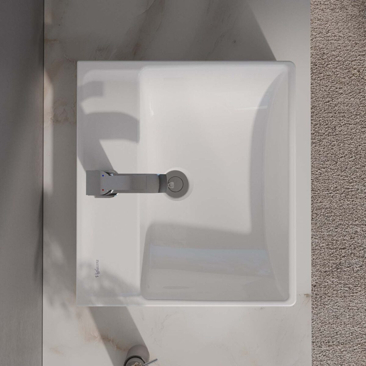 Chậu lavabo đặt bàn VIGLACERA V42M - Ảnh 10