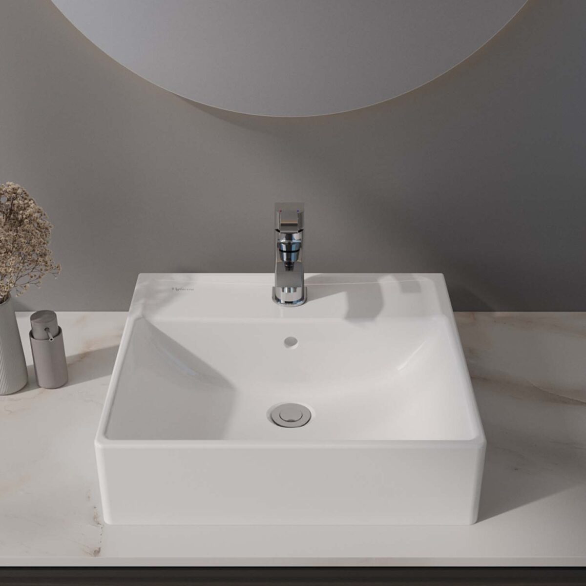 Chậu lavabo đặt bàn VIGLACERA V42M - Ảnh 11