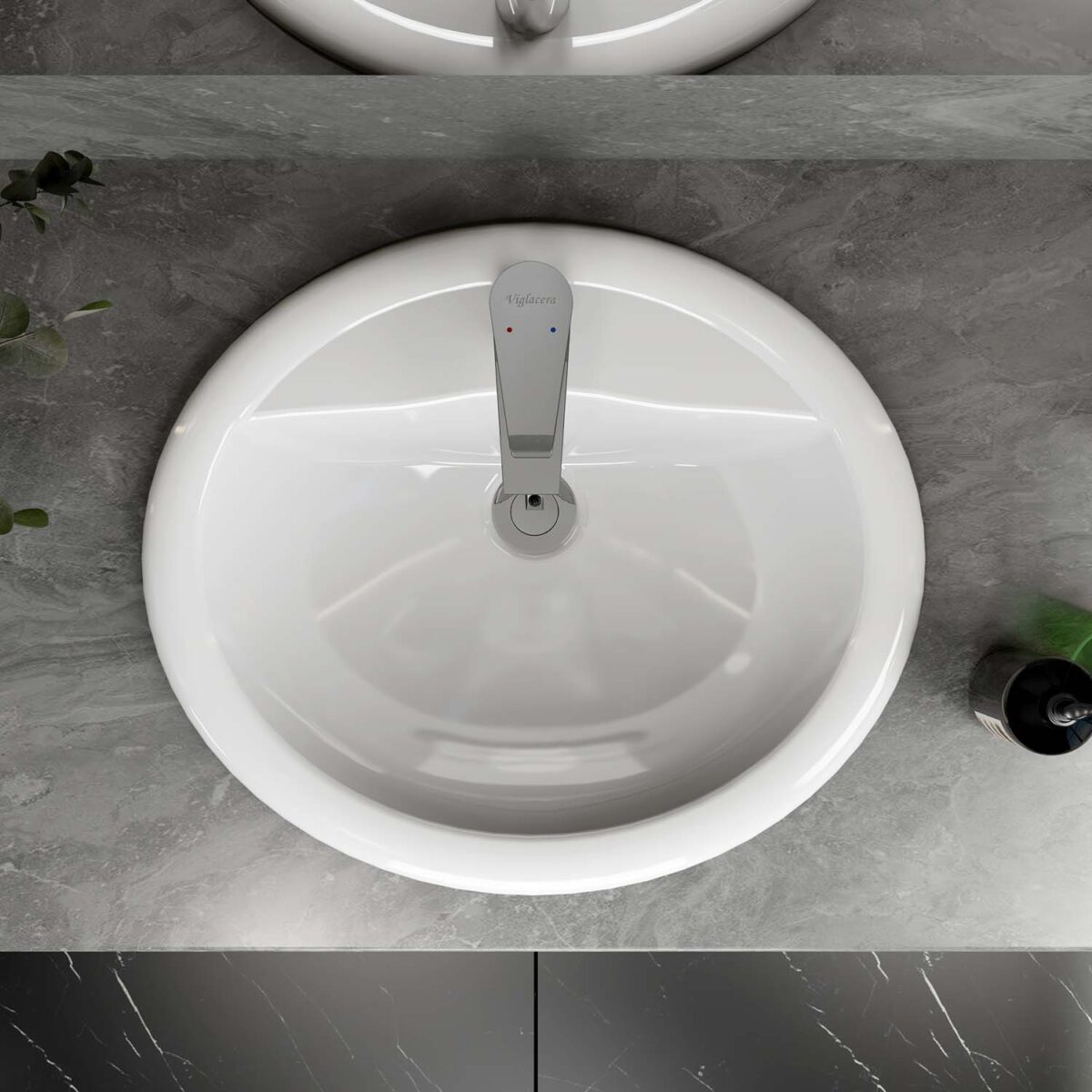 Chậu lavabo dương vành VIGLACERA CD1 - Ảnh 6