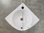 Chậu lavabo treo tường CAESAR L2014 góc - Ảnh 3