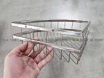 Kệ nhà tắm CAESAR ST823V góc inox 1 tầng - Ảnh 2