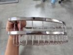 Kệ nhà tắm CAESAR ST823V góc inox 1 tầng - Ảnh 6