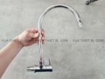 Vòi rửa bát CAESAR K036C nước lạnh gắn tường - Ảnh 6