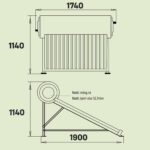 Máy nước nóng năng lượng mặt trời Ariston ECO TUBE ECO2 1818 25 T N SS 190 lít