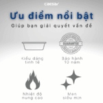 Chậu lavabo đặt bàn CAESAR LF5258 - Ảnh 6