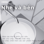 Chậu lavabo đặt bàn CAESAR LF5258 - Ảnh 11