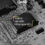 Van xả tiểu CAESAR A623 cảm ứng dùng điện