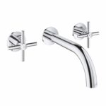 Bản vẽ kích thước Vòi lavabo GROHE Atrio 20164003 Gắn Tường Nóng Lạnh