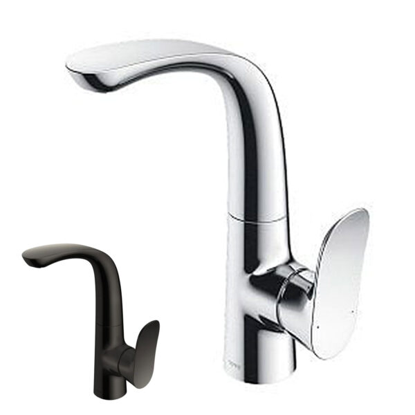 Vòi lavabo TOTO TLG01309BB cổ cao nóng lạnh GO