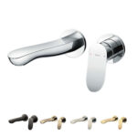 Vòi lavabo TOTO TLG01311BB 2 lỗ âm tường nóng lạnh GO