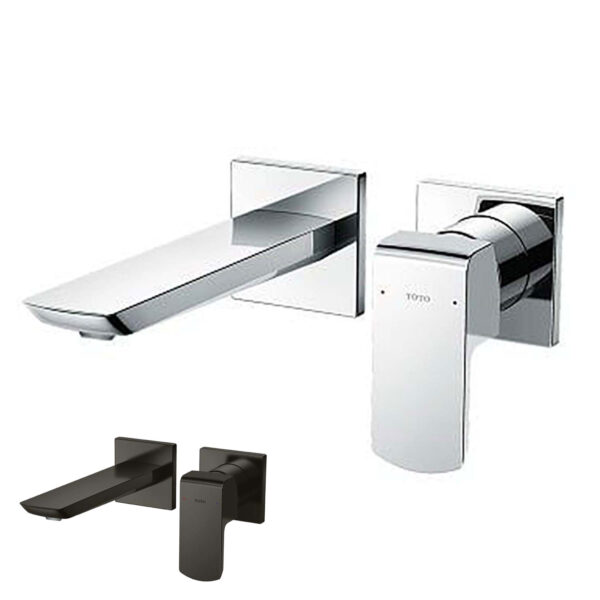 Vòi lavabo TOTO TLG02310BB 2 lỗ âm tường nóng lạnh GR