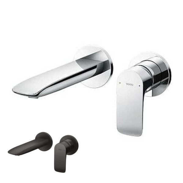 Vòi lavabo TOTO TLG04309BB 2 lỗ âm tường nóng lạnh GA