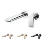 Vòi lavabo TOTO TLG04310BB 2 lỗ âm tường nóng lạnh GA