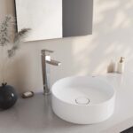 Vòi lavabo VIGLACERA VG126 cổ cao nóng lạnh - Ảnh 5