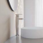 Vòi lavabo VIGLACERA VG126 cổ cao nóng lạnh - Ảnh 7