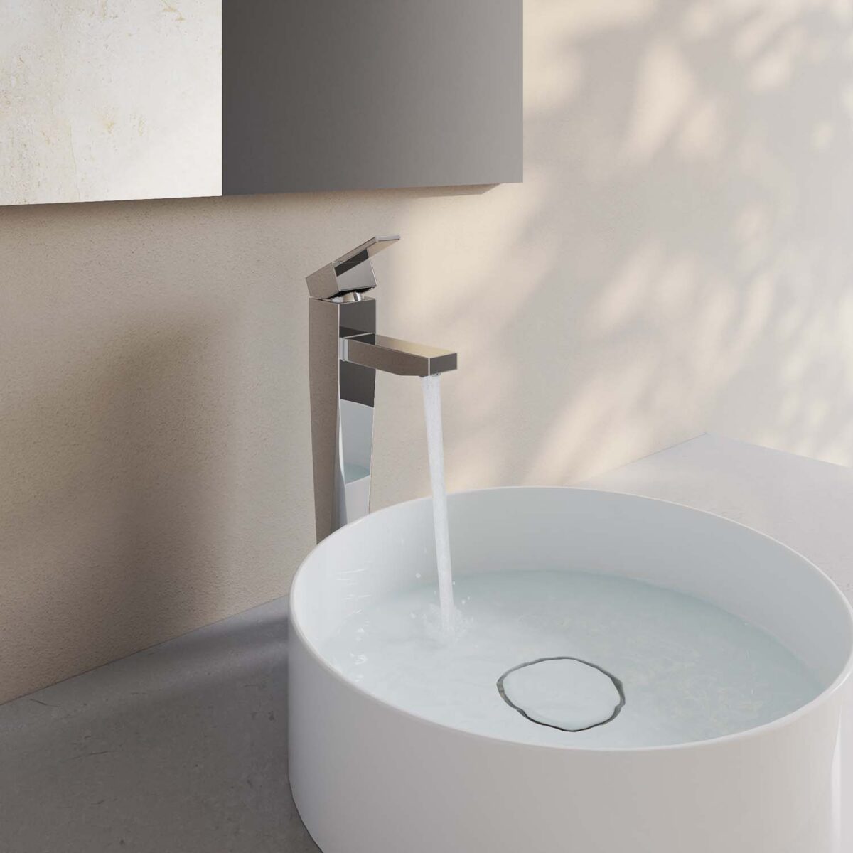 Vòi lavabo VIGLACERA VG126 cổ cao nóng lạnh - Ảnh 8