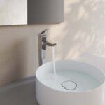 Vòi lavabo VIGLACERA VG126 cổ cao nóng lạnh - Ảnh 8