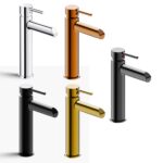 Vòi lavabo VIGLACERA VG141.1 cổ cao nóng lạnh - Ảnh 3