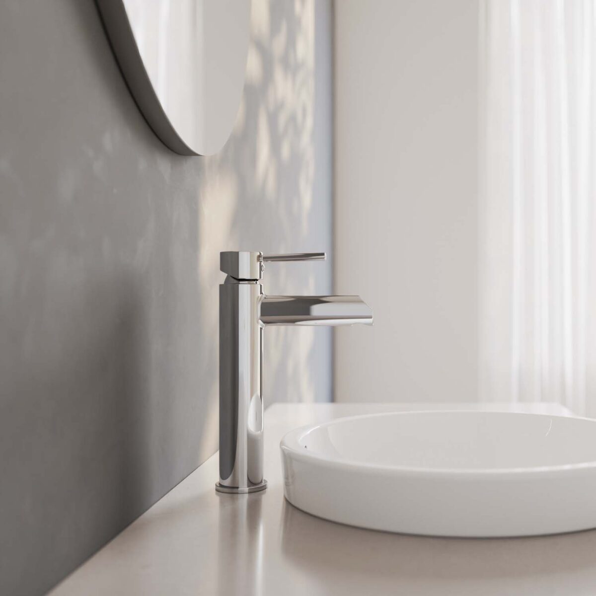 Vòi lavabo VIGLACERA VG141.1 cổ cao nóng lạnh - Ảnh 8