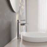 Vòi lavabo VIGLACERA VG141.1 cổ cao nóng lạnh - Ảnh 8