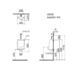 Van xả tiểu CAESAR A652DC-PW cảm ứng dùng pin - Ảnh 2