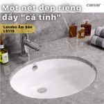 Chậu lavabo âm bàn CAESAR L5115 - Ảnh 4