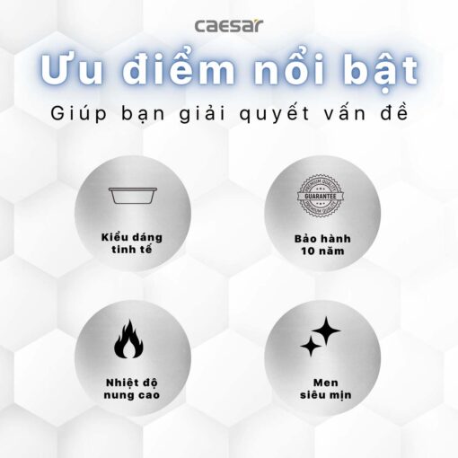 tinh nang Chau lavabo am ban CAESAR L5115 3
