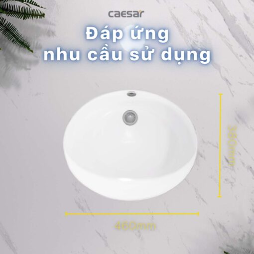 tinh nang Chau lavabo am ban CAESAR L5115 8