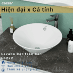 Chậu lavabo đặt bàn CAESAR L5222 - Ảnh 3
