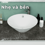 Chậu lavabo đặt bàn CAESAR L5222 - Ảnh 7