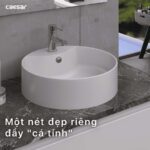 Chậu lavabo đặt bàn CAESAR LF5240 - Ảnh 10