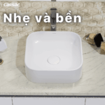 Chậu lavabo đặt bàn CAESAR LF5256 - Ảnh 8