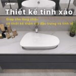 Chậu lavabo đặt bàn CAESAR LF5260 - Ảnh 5