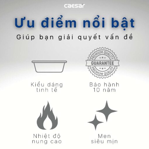tinh nang Chau lavabo dat ban CAESAR LF5260 3