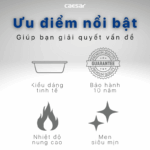 Chậu lavabo dương vành CAESAR LF5017 - Ảnh 6