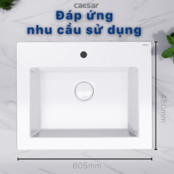 tinh nang Chau lavabo duong vanh CAESAR LF5017 8