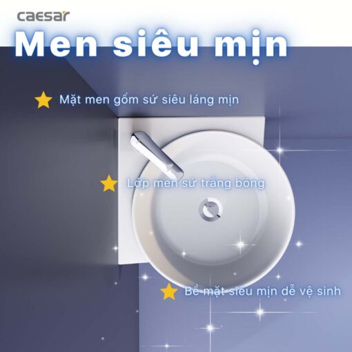 tinh nang Chau lavabo treo tuong CAESAR LF5238 goc 5