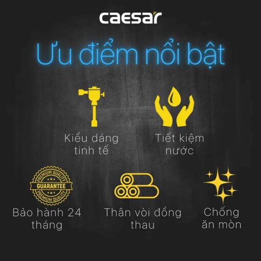 tinh nang Van xa tieu CAESAR BF410 nhan 2