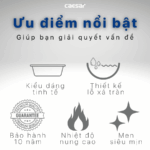 chậu lavabo dương vành CAESAR L5018 - Ảnh 6