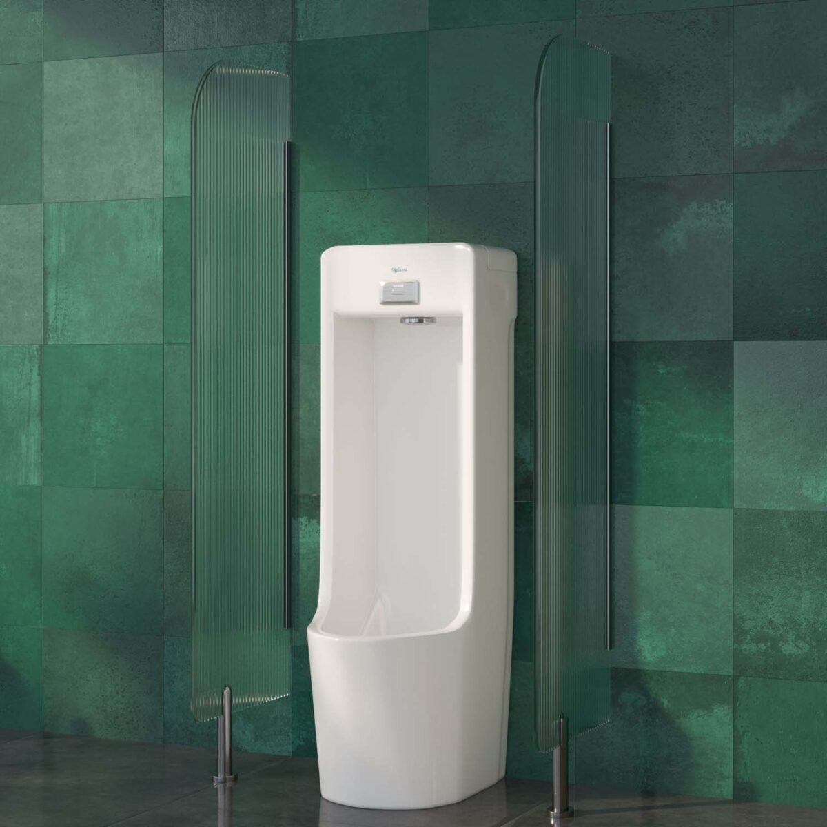 Bồn tiểu nam VIGLACERA TD4 đặt sàn cảm ứng dùng pin - Ảnh 4