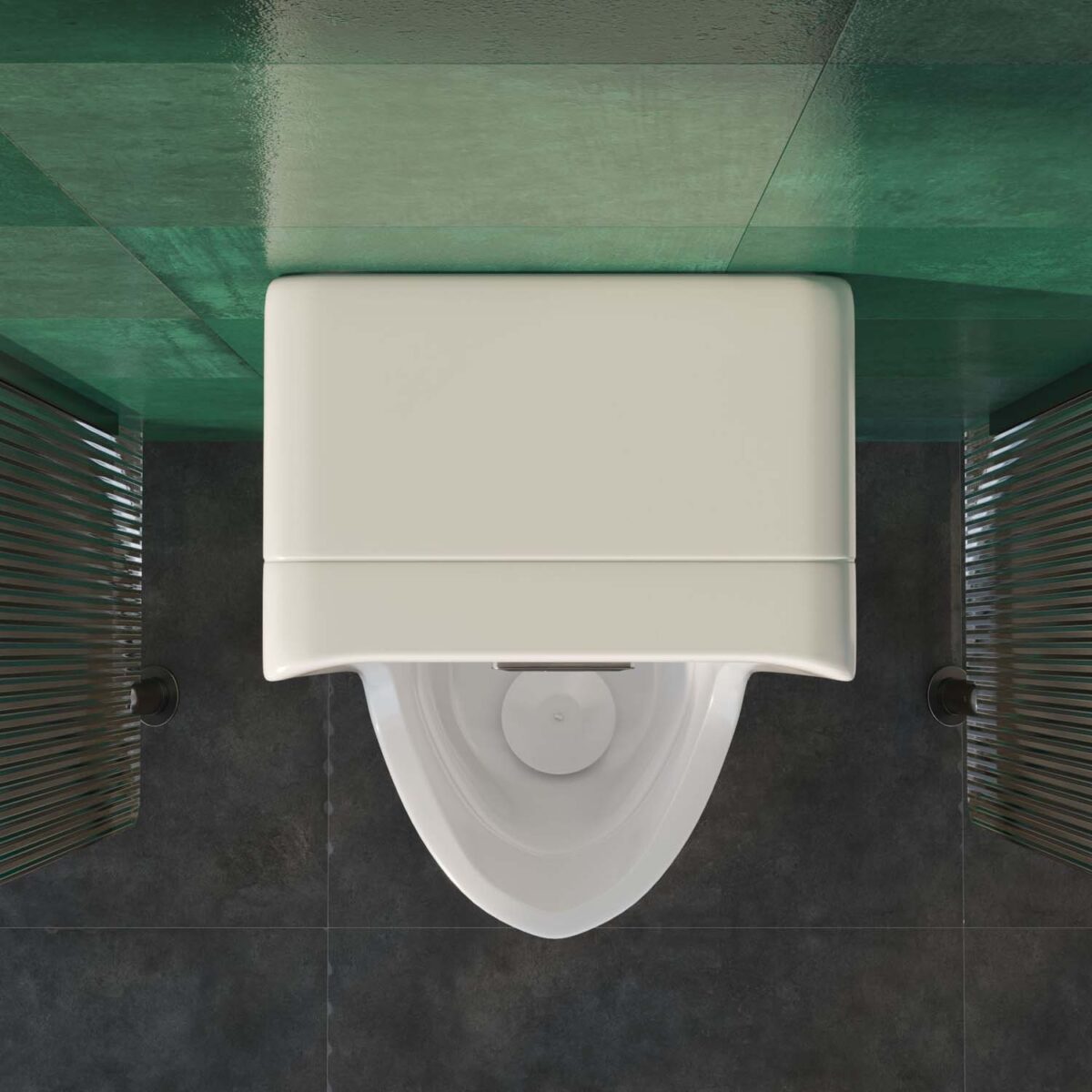 Bồn tiểu nam VIGLACERA TD4 đặt sàn cảm ứng dùng pin - Ảnh 6