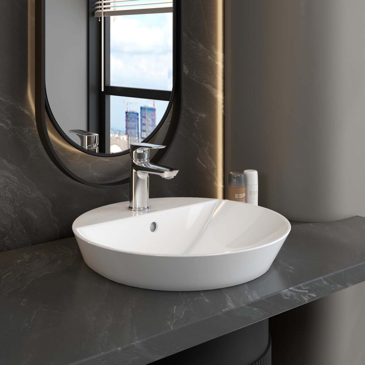Chậu lavabo đặt bàn VIGLACERA V26 - Ảnh 5