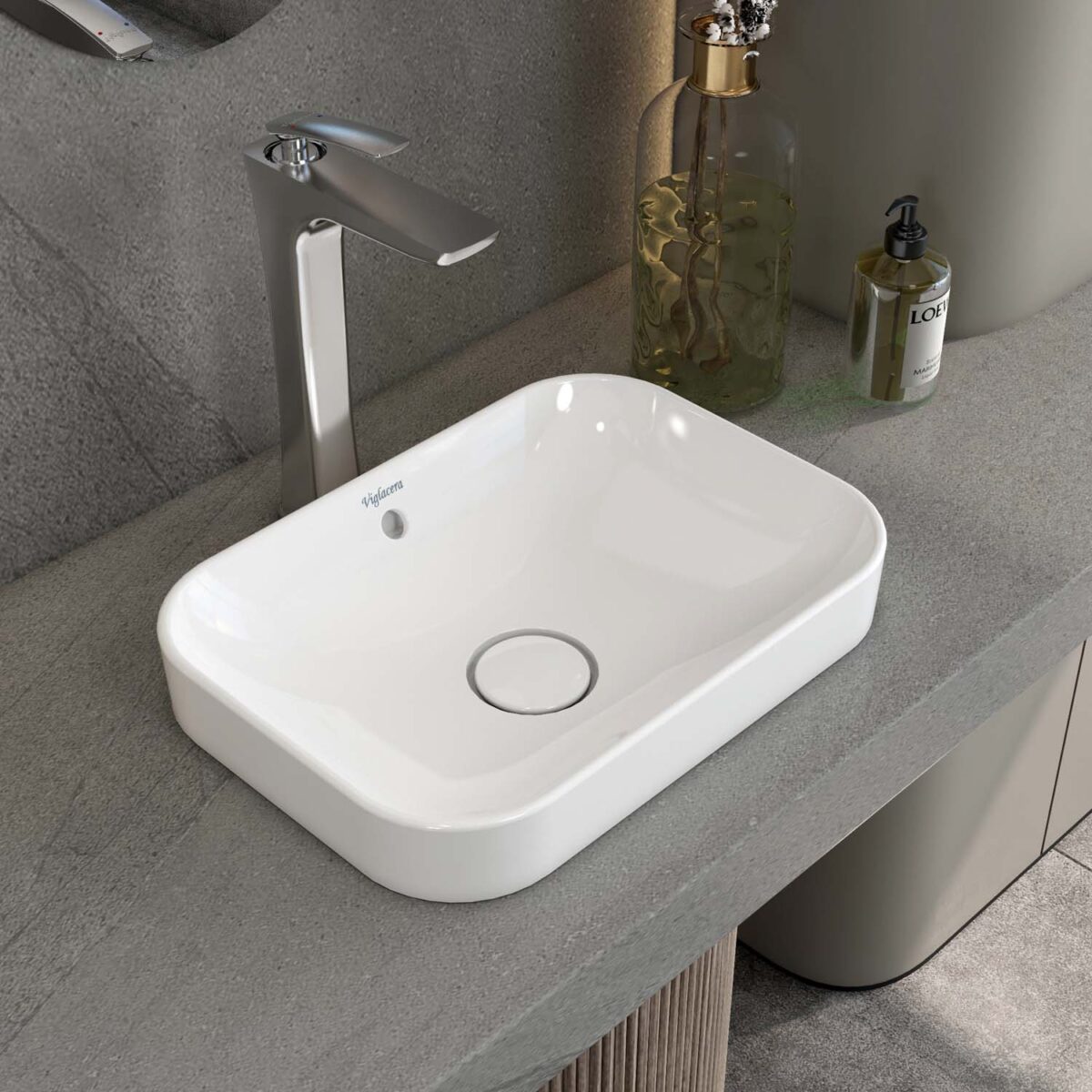 Chậu lavabo đặt bàn VIGLACERA V27 - Ảnh 5