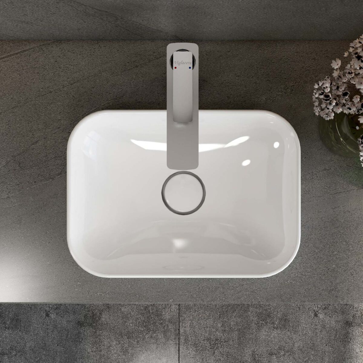 Chậu lavabo đặt bàn VIGLACERA V27 - Ảnh 6