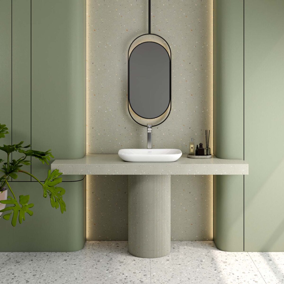 Chậu lavabo đặt bàn VIGLACERA V28 - Ảnh 4